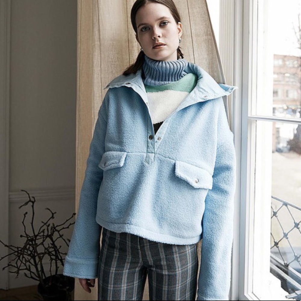 NWOT House of Sunny Teddy Pullover